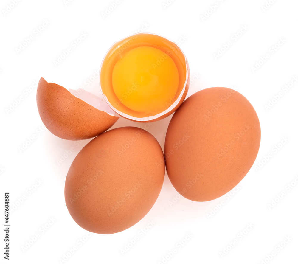 Eggs isolated on white background Eggs isolated on white background