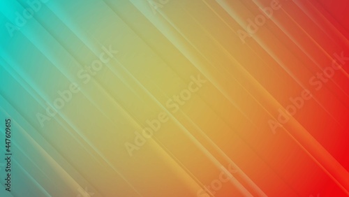 Abstract Dynamic Line Shadow In Gradient Colorful Background