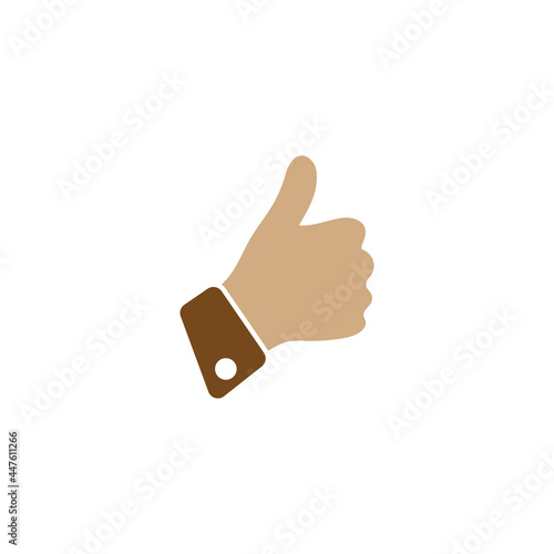 Thumb up icon design illustration