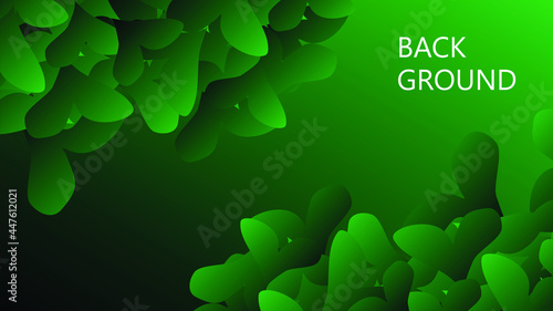 Green abstract background, graphic, Minimal Texture, cover design, flyer template, banner