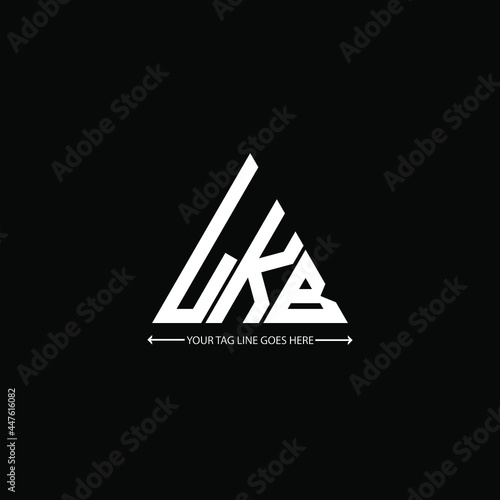 LKB letter logo creative design. LKB unique design photo