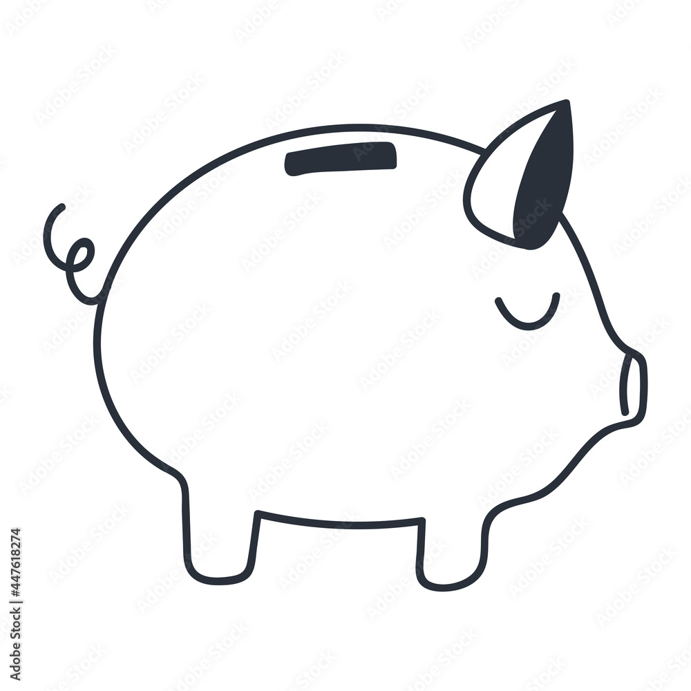 piggy silhouette design piggy silhouette design