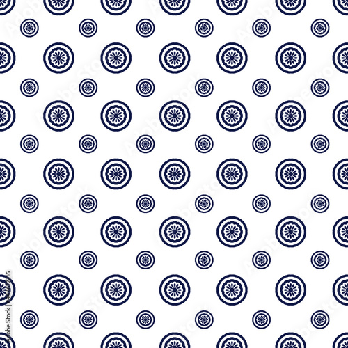 seamless pattern with circles
