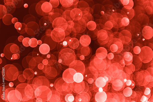Red bokeh background, Blur background