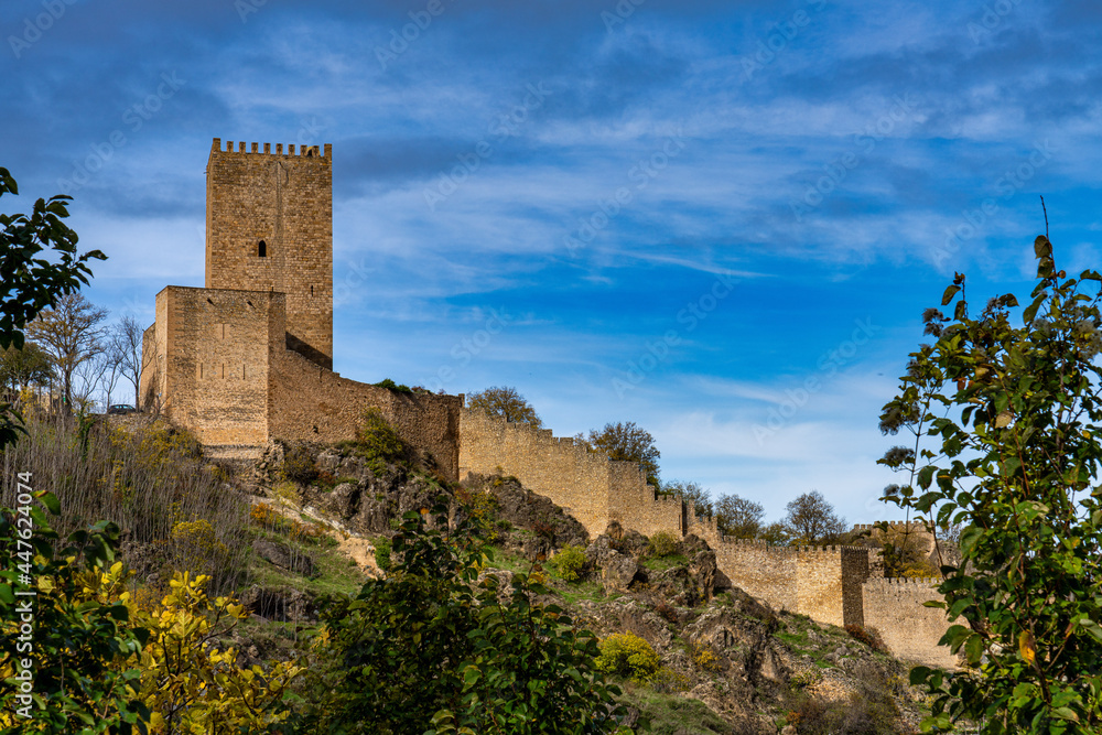 View over Yedra Castle in Cazorla Town, Jaen Province, Andalusia, Spain