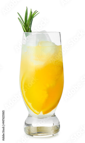 Refreshing orange cocktail ...