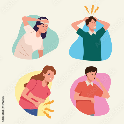 Patients collection with covid 19 symptoms