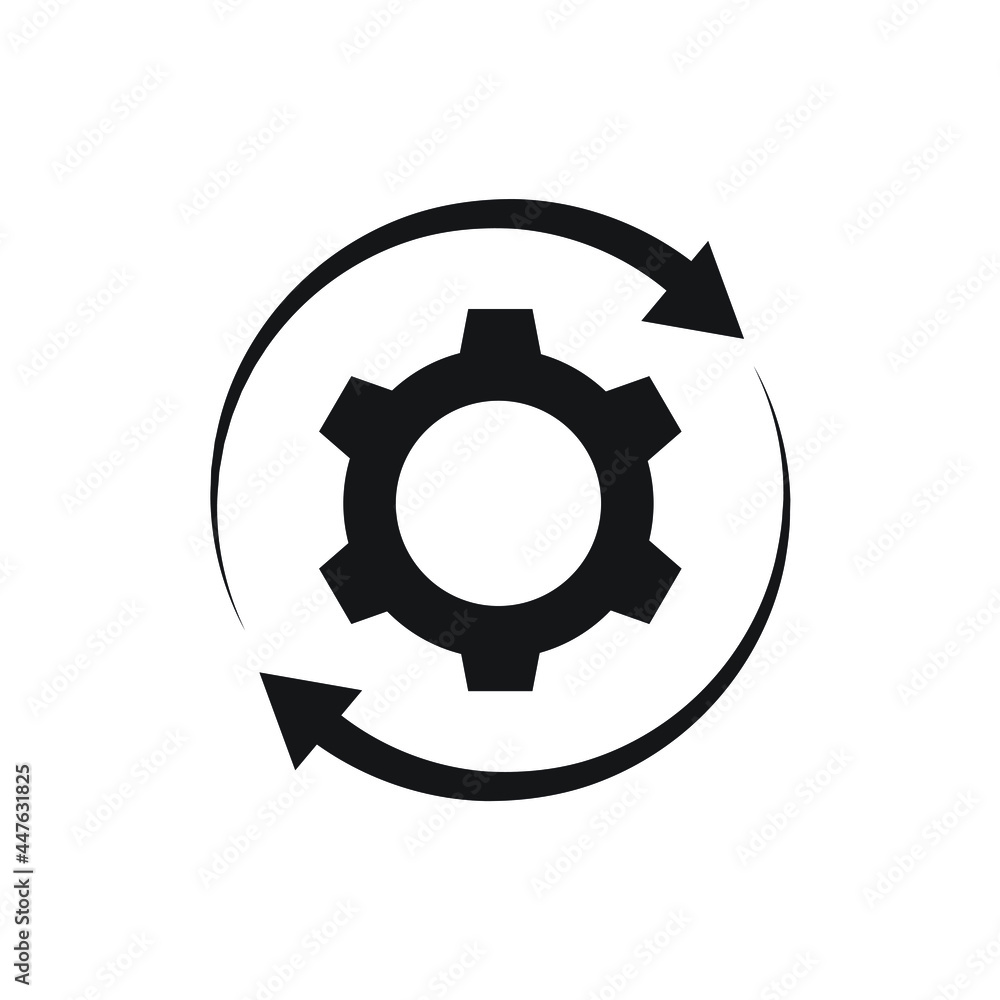 Workflow process icon design vector illustration Workflow process icon design vector illustration