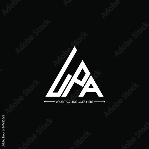 LPA letter logo creative design. LPA unique design photo