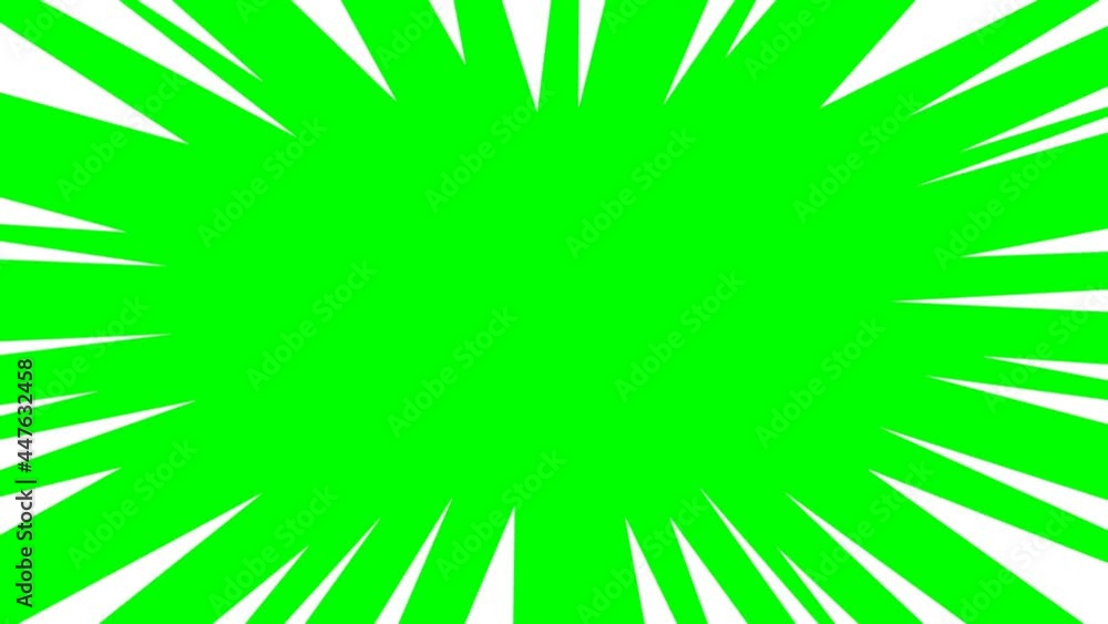 Anime Zoom green screen background design Stock ビデオ Adobe Stock