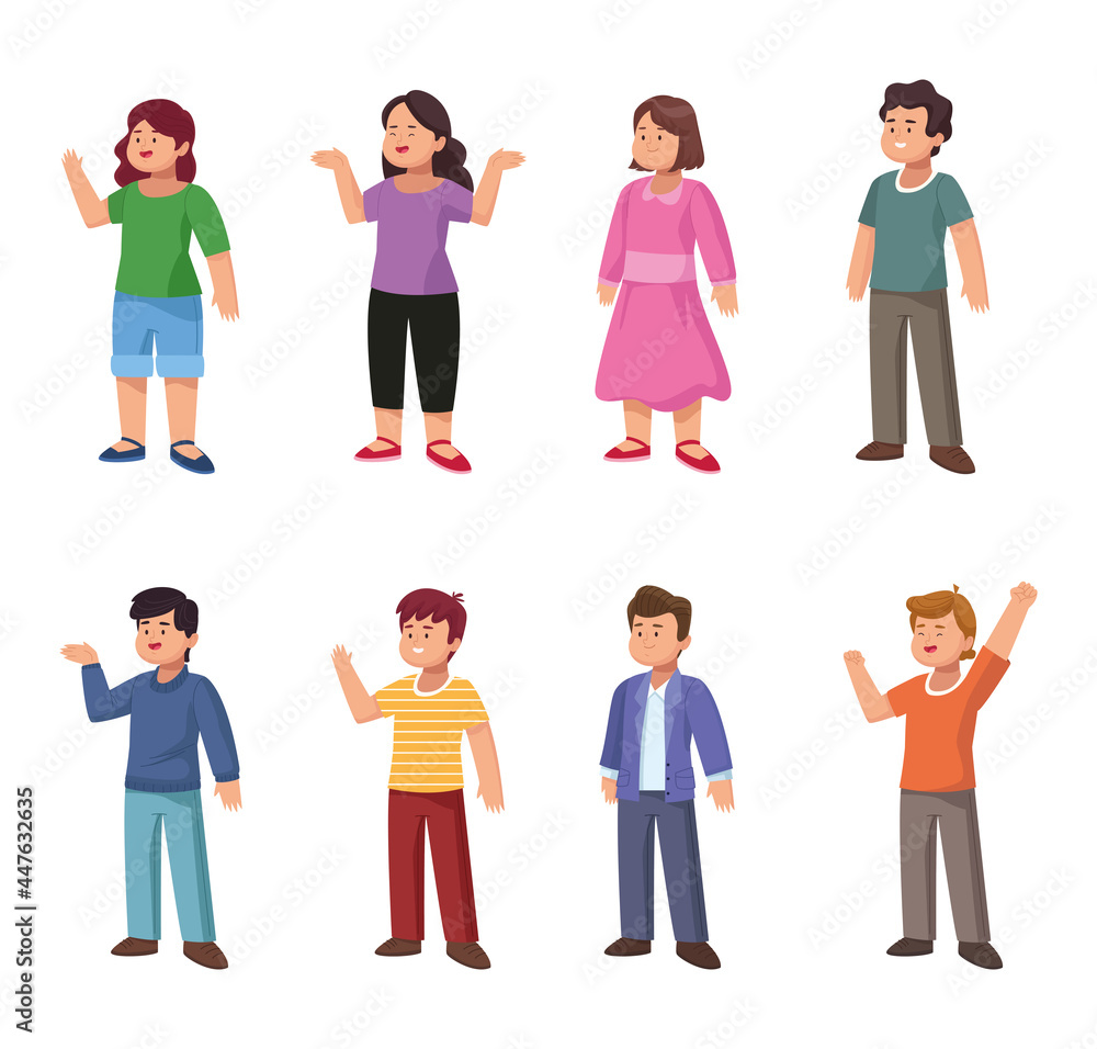 eight persons group eight persons group
