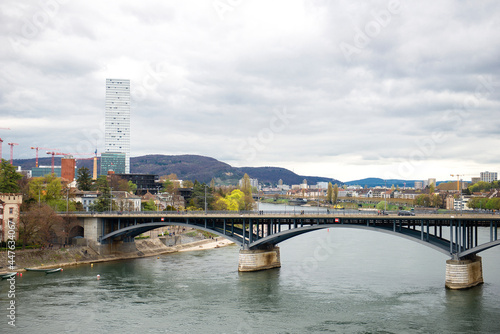 Mittlere Bridge and Basel skyline, Switzerland © Zelma