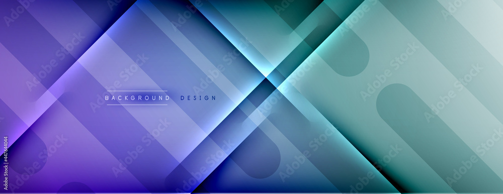 Abstract background. Shadow lines on bright shiny gradient background. Abstract background. Shadow lines on bright shiny gradient background.