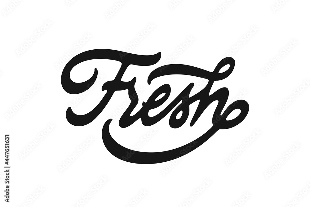Fresh vector lettering Fresh vector lettering