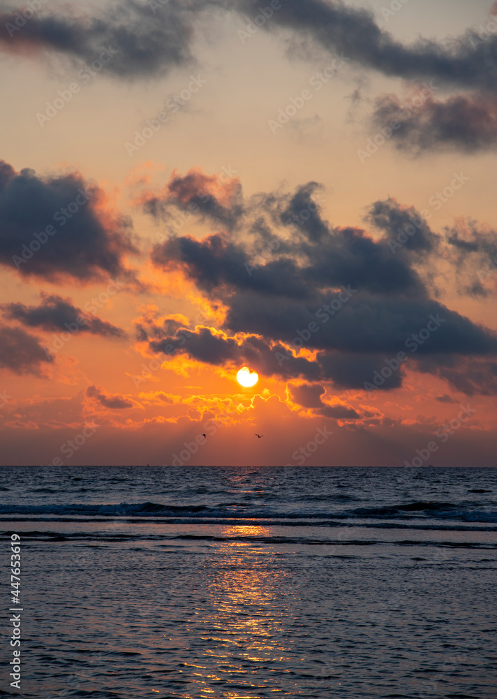 Obraz premium sunset over the sea