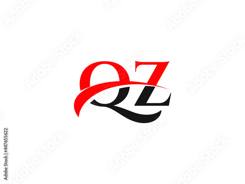 Free Download QZ Letter Initial Logo Design Template - GFXLoad