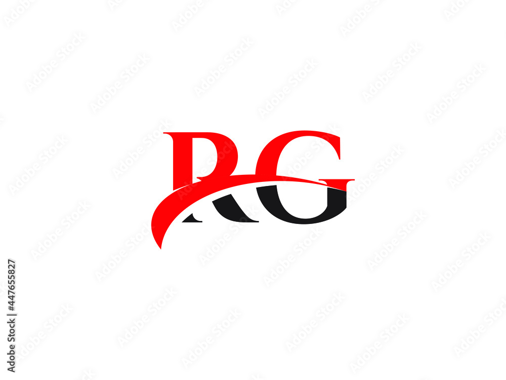 RG Letter Initial Logo Design Template RG Letter Initial Logo Design Template