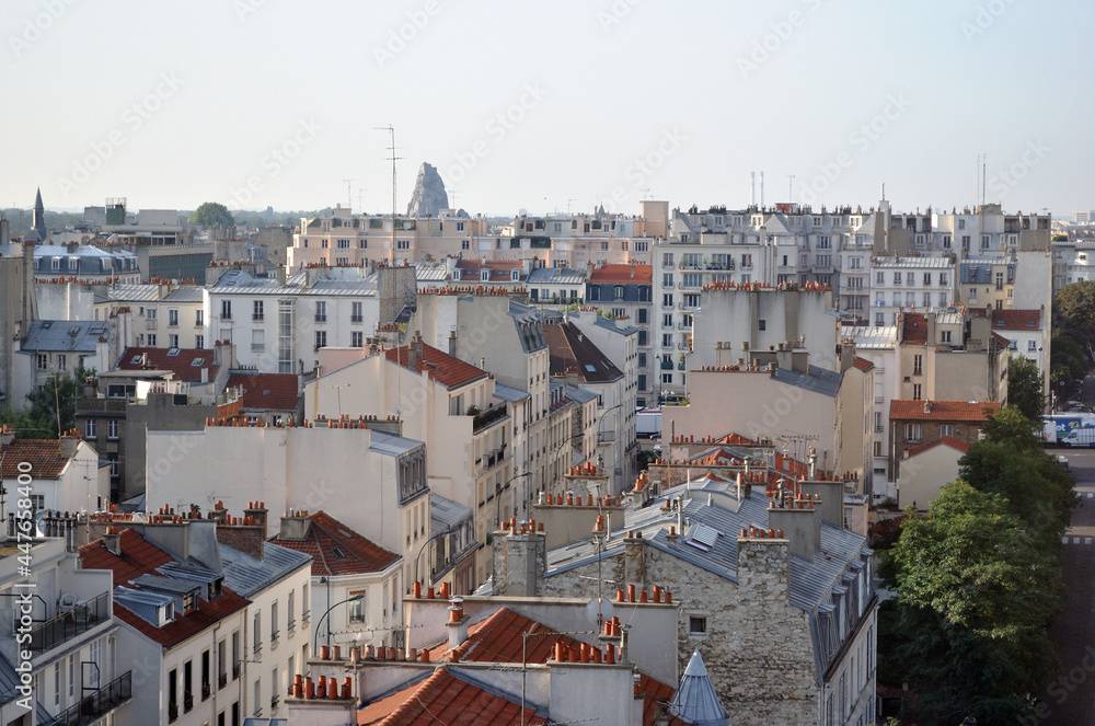 View over Rooftops of Paris 