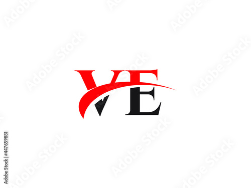 Free Download VE Letter Initial Logo Design Template - GFXLoad