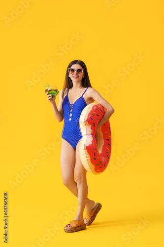 Beautiful young woman with ...
