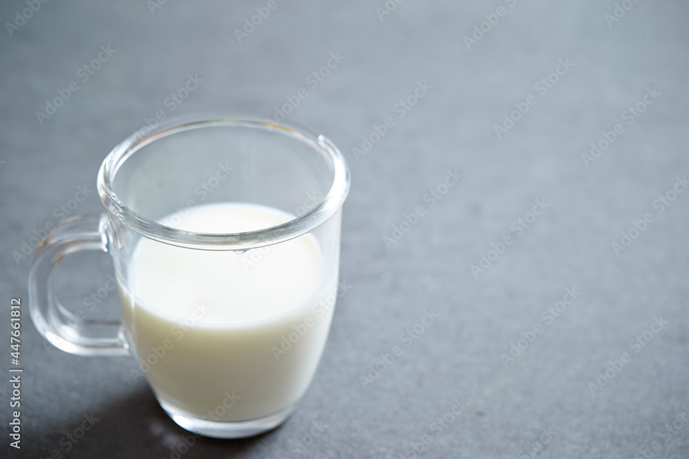 glass of milk in a cup glass of milk in a cup