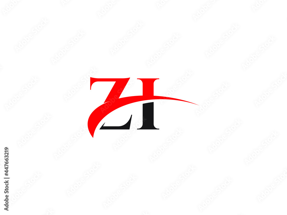 Obraz premium ZI Letter Initial Logo Design Template