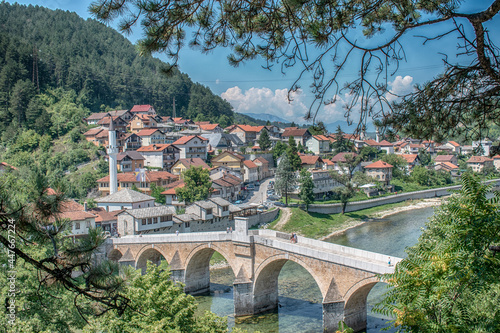 bridge over the river city of Konjic