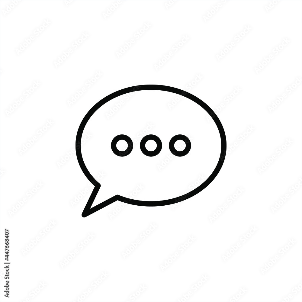 Comment icon Vector for Web Design on white background eps 10 Comment icon Vector for Web Design on white background eps 10