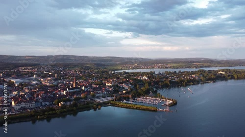 Die Stadt Radolfzell am Bodensee vor Sonnenuntergang - Teil 9