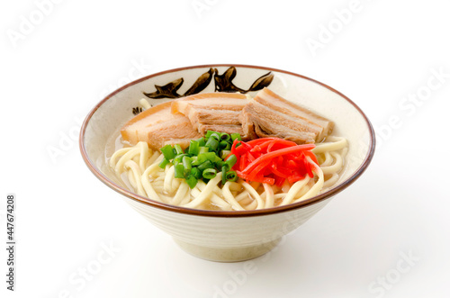 Obraz na płótnie 沖縄そば(三枚肉そば) w salonie