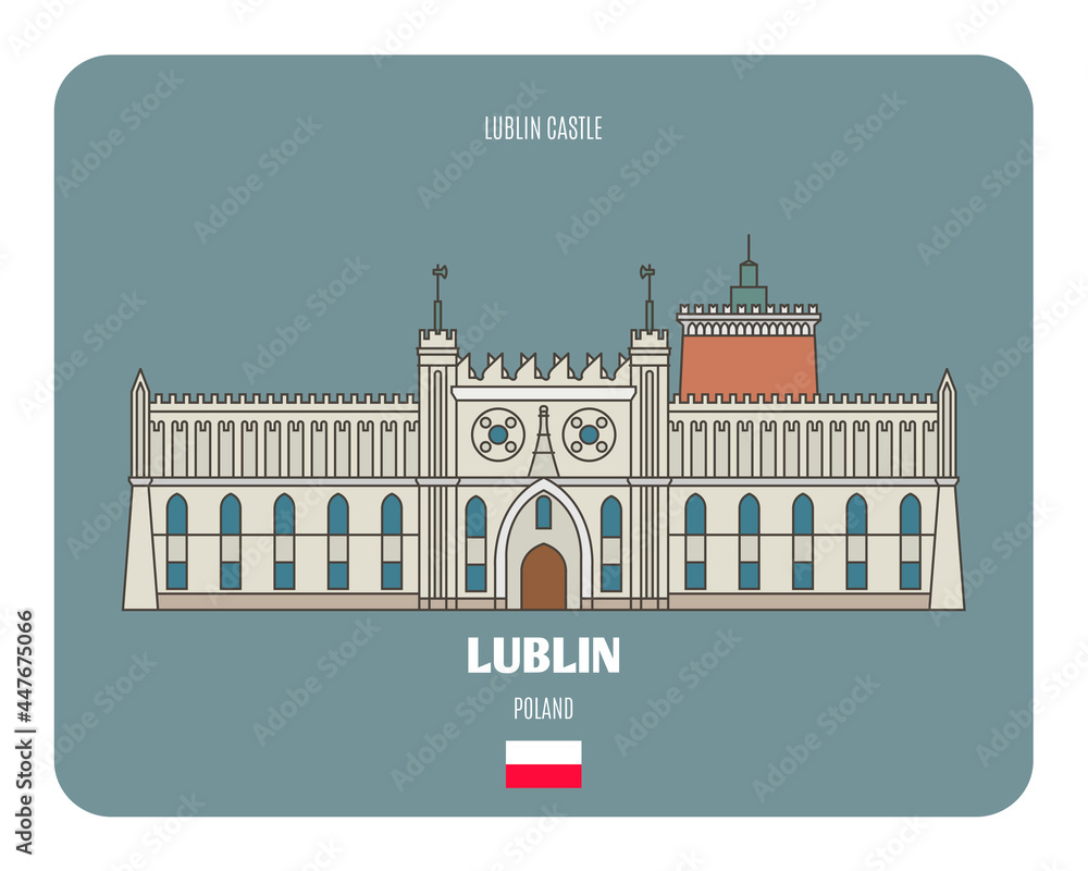 Lublin Castle in Lublin, Poland - obrazy, fototapety, plakaty 