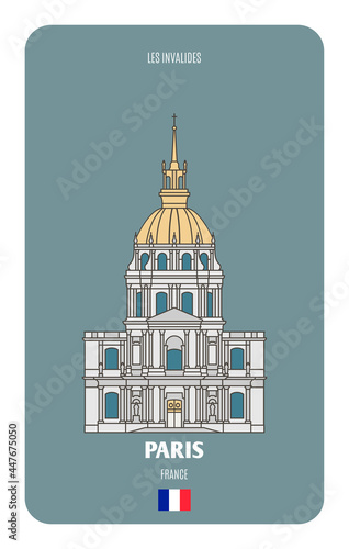 Les Invalides in Paris, France
