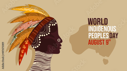 Indigenous Peoples Day Vector Poster