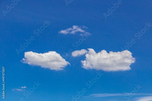 blue sky background with clouds.