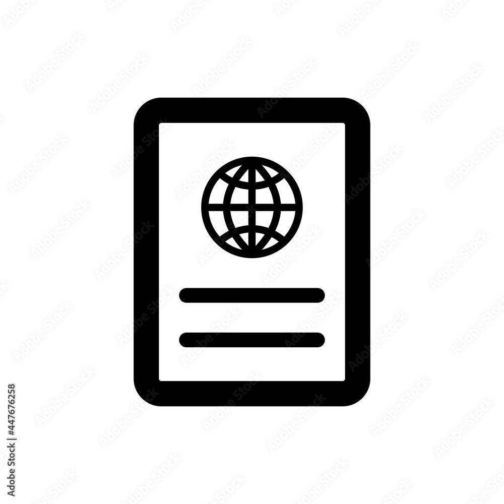 Document tourism icon Document tourism icon