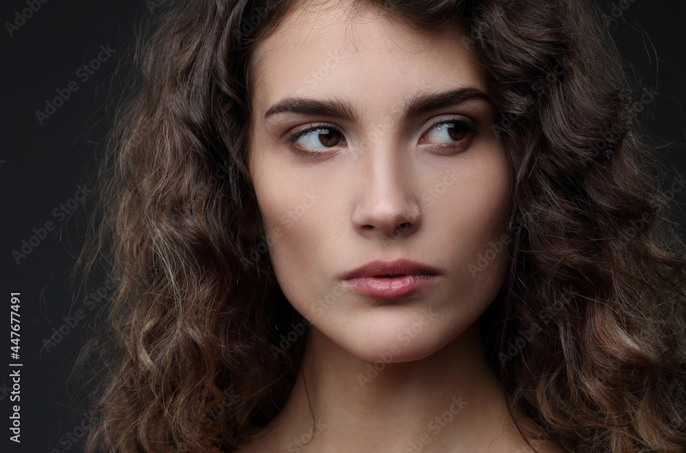 Portrait of a beautiful girl close-up Portrait of a beautiful girl close-up