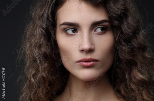 Wallpaper Mural Portrait of a beautiful girl close-up Torontodigital.ca