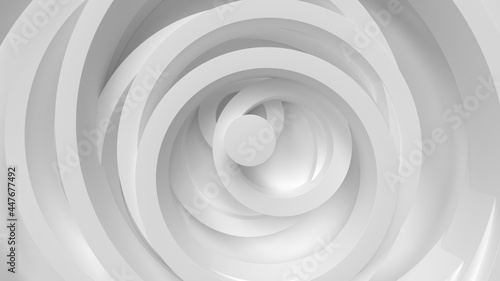 abstract minimal modern background geometry floor wall shapes white gray 3d render
