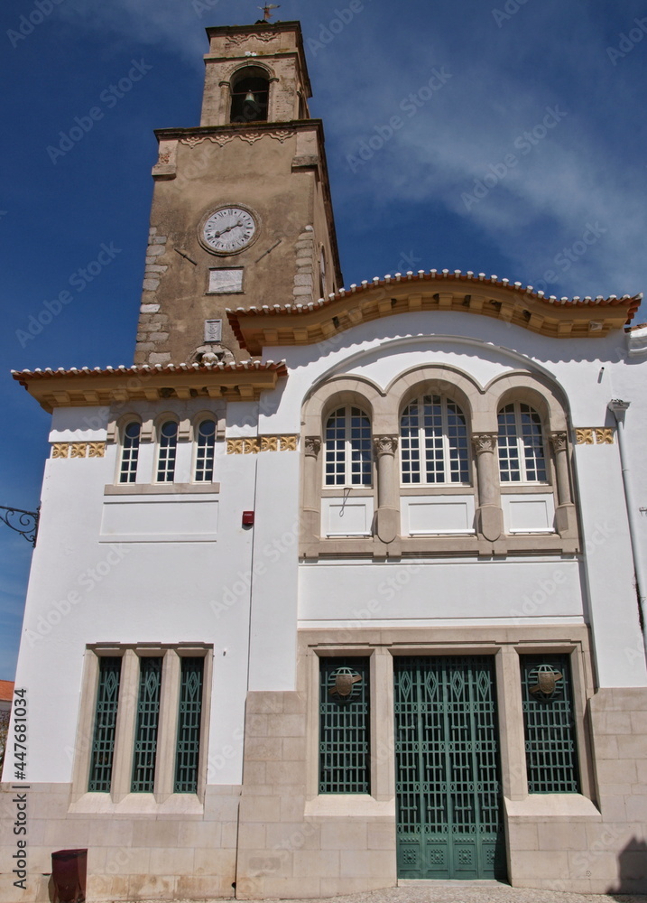 Historic Santa Maria church in Beja , Alentejo - Portugal 