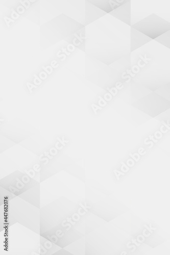 White and gray geometric pattern background vector
