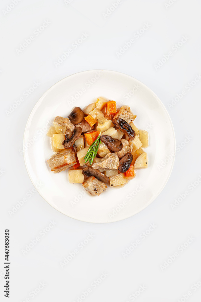 Mushrooms And Meat