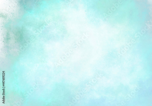 Blue Sky and Space Paint Background