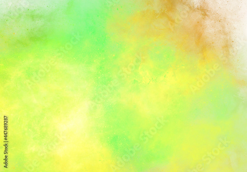 Colorful Brush Green Texture Background. Space background