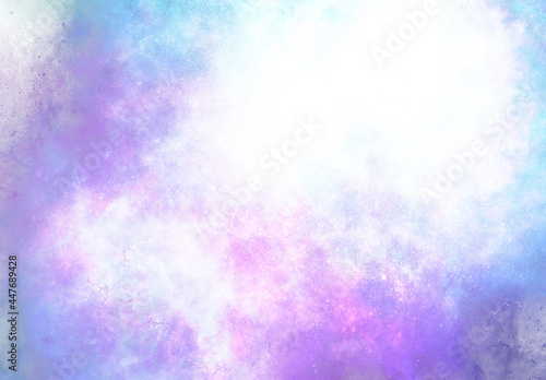 Abstract watercolor background with space