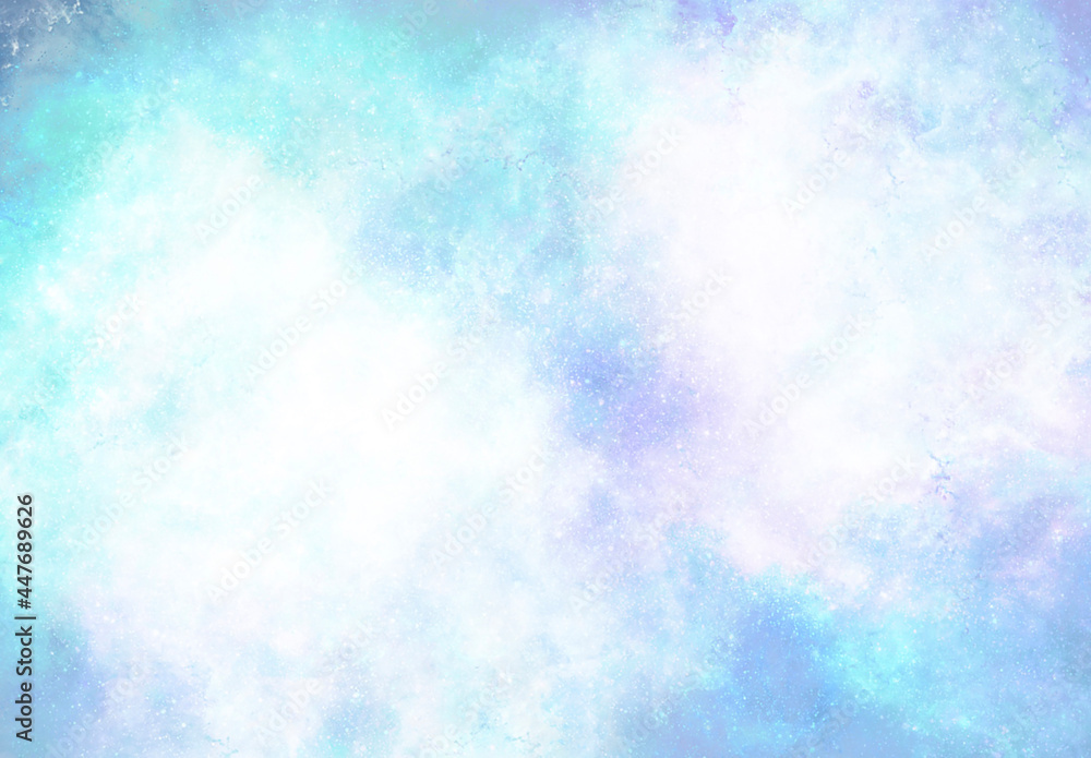Abstract watercolor background. Blue abstract background. Outer space.