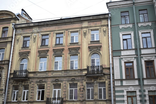facade of the old house