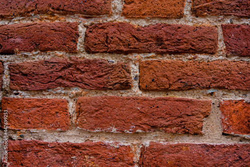 A brick wall. Background and pattern