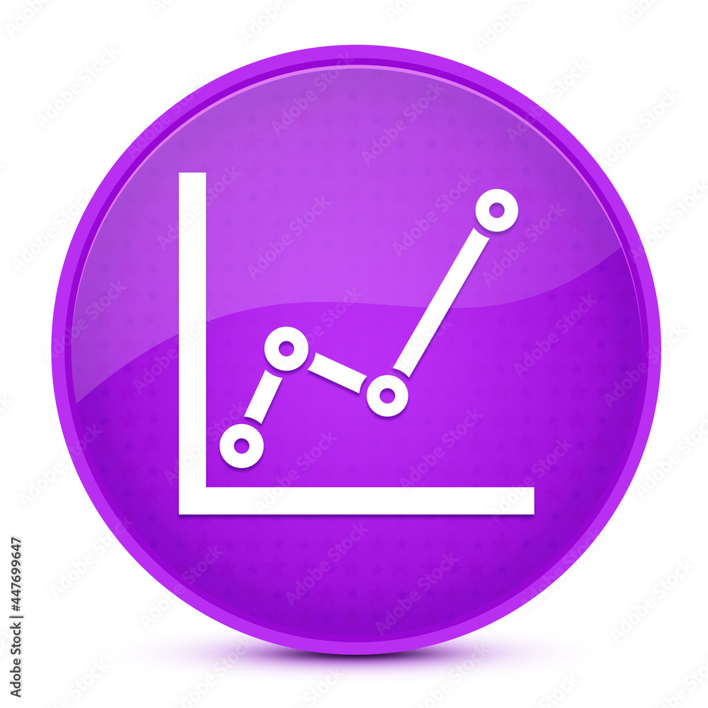Chart aesthetic glossy purple round button abstract Chart aesthetic glossy purple round button abstract