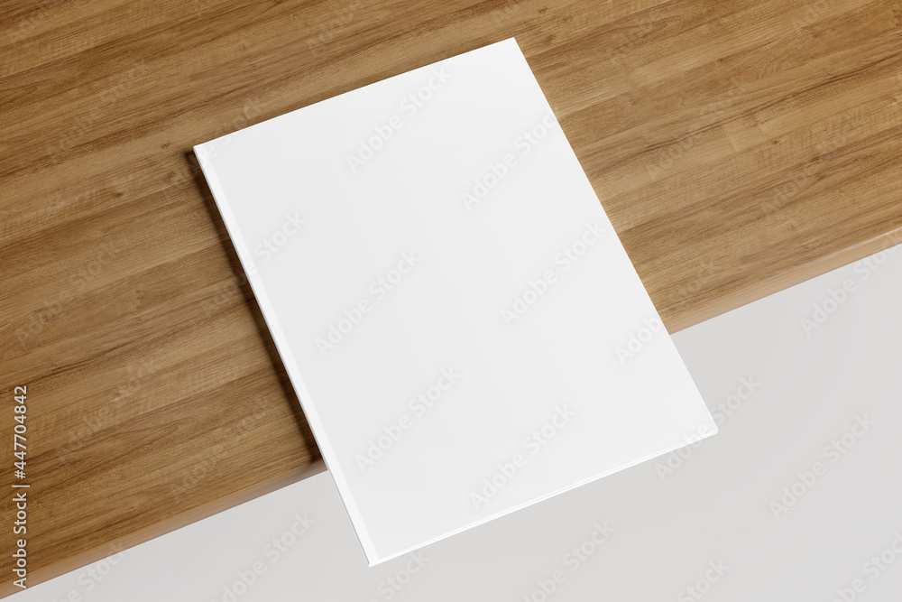 Mock up view of a magazine - 3d rendering Mock up view of a magazine - 3d rendering