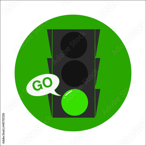 green traffic light